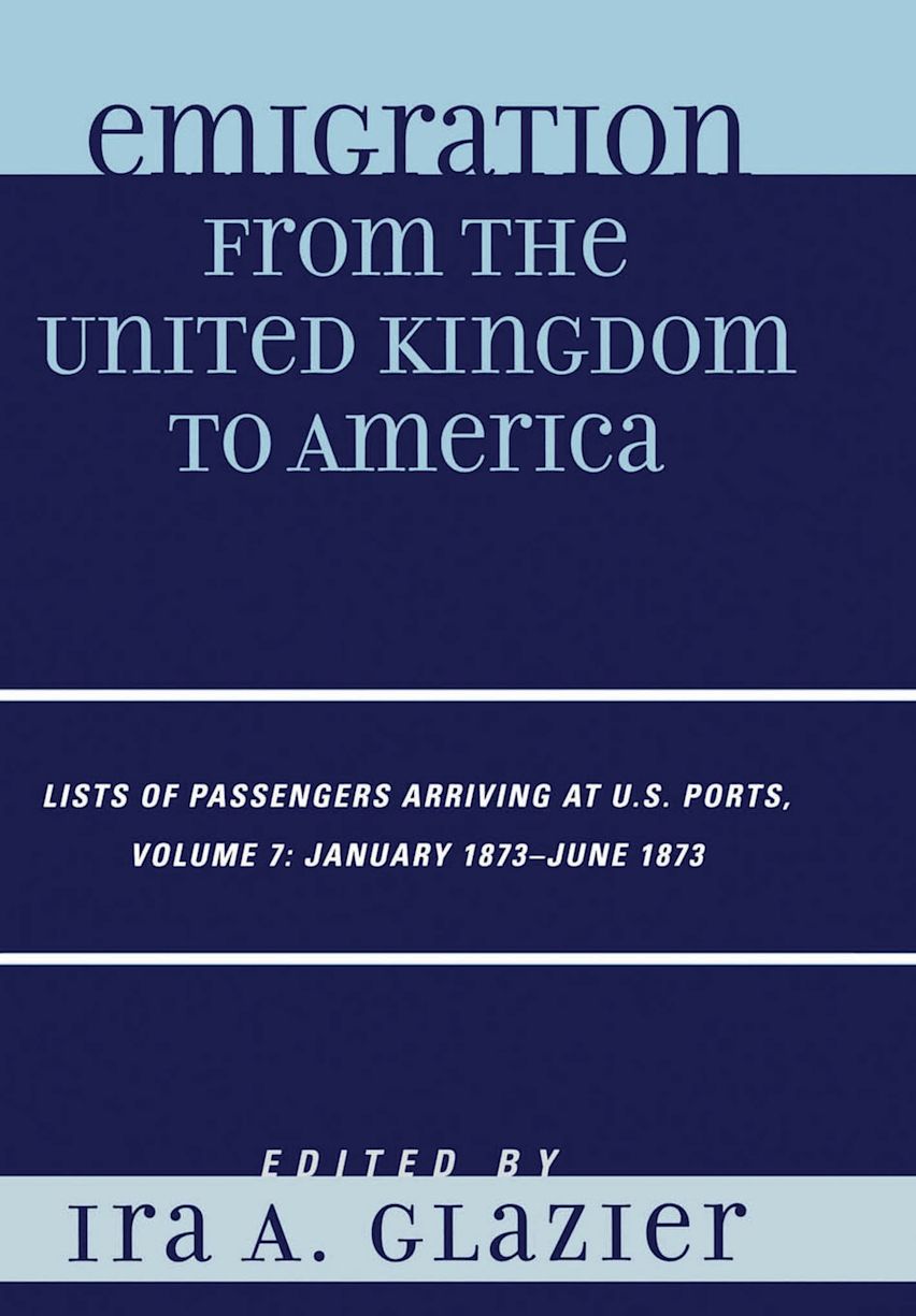 Emigration from the United Kingdom to America cover