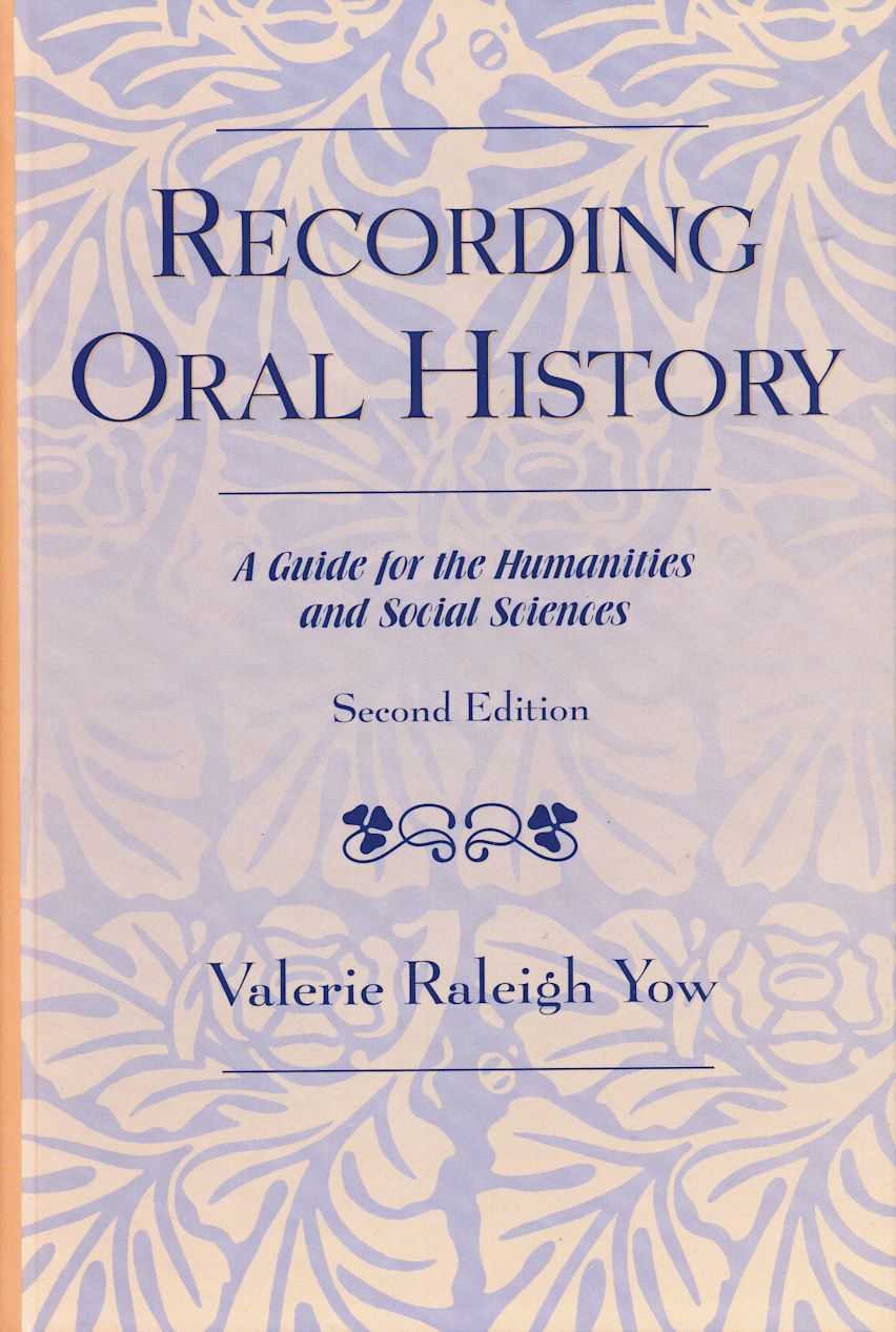 Recording Oral History cover