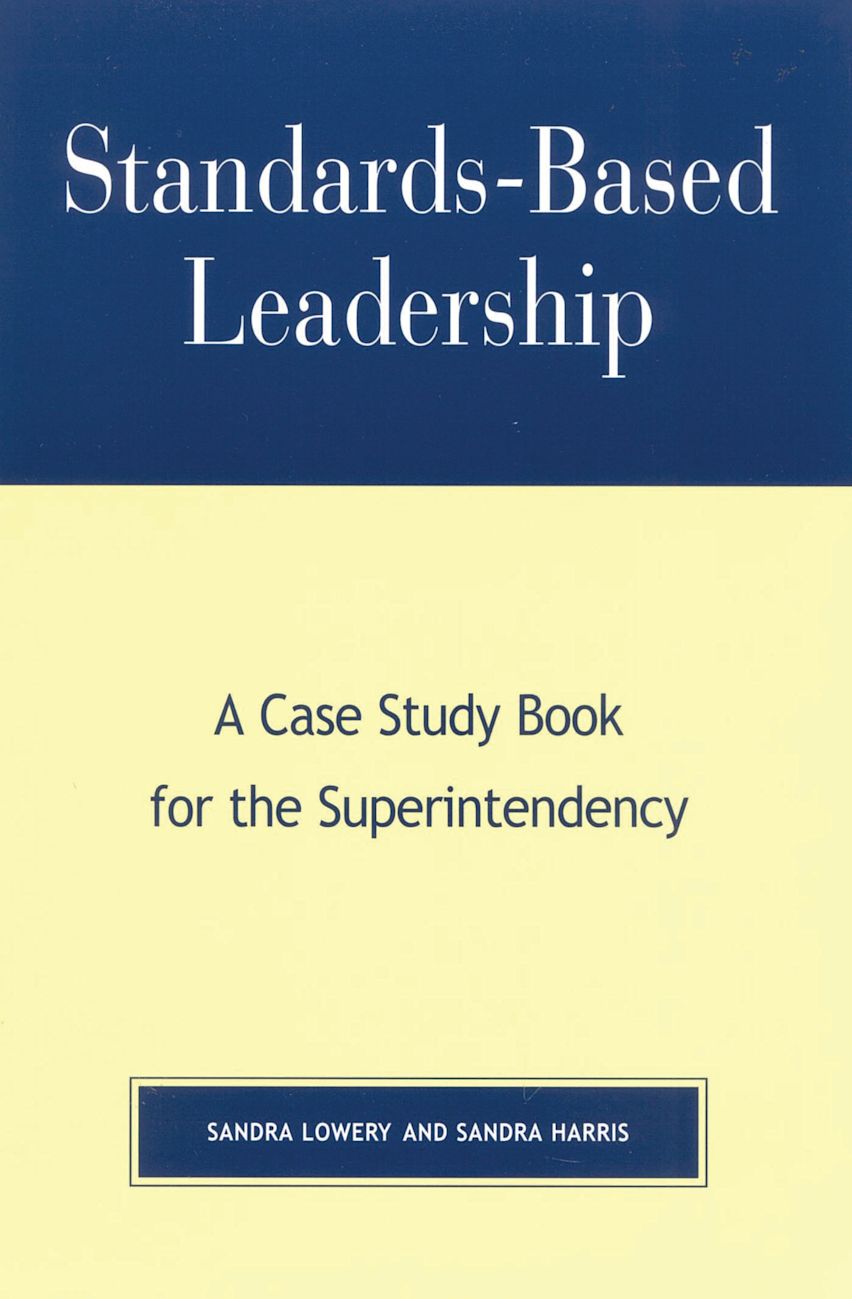 Standards-Based Leadership cover