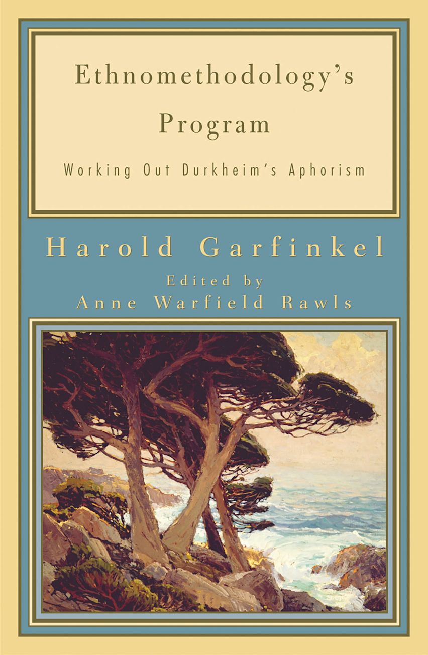 Ethnomethodology's Program cover