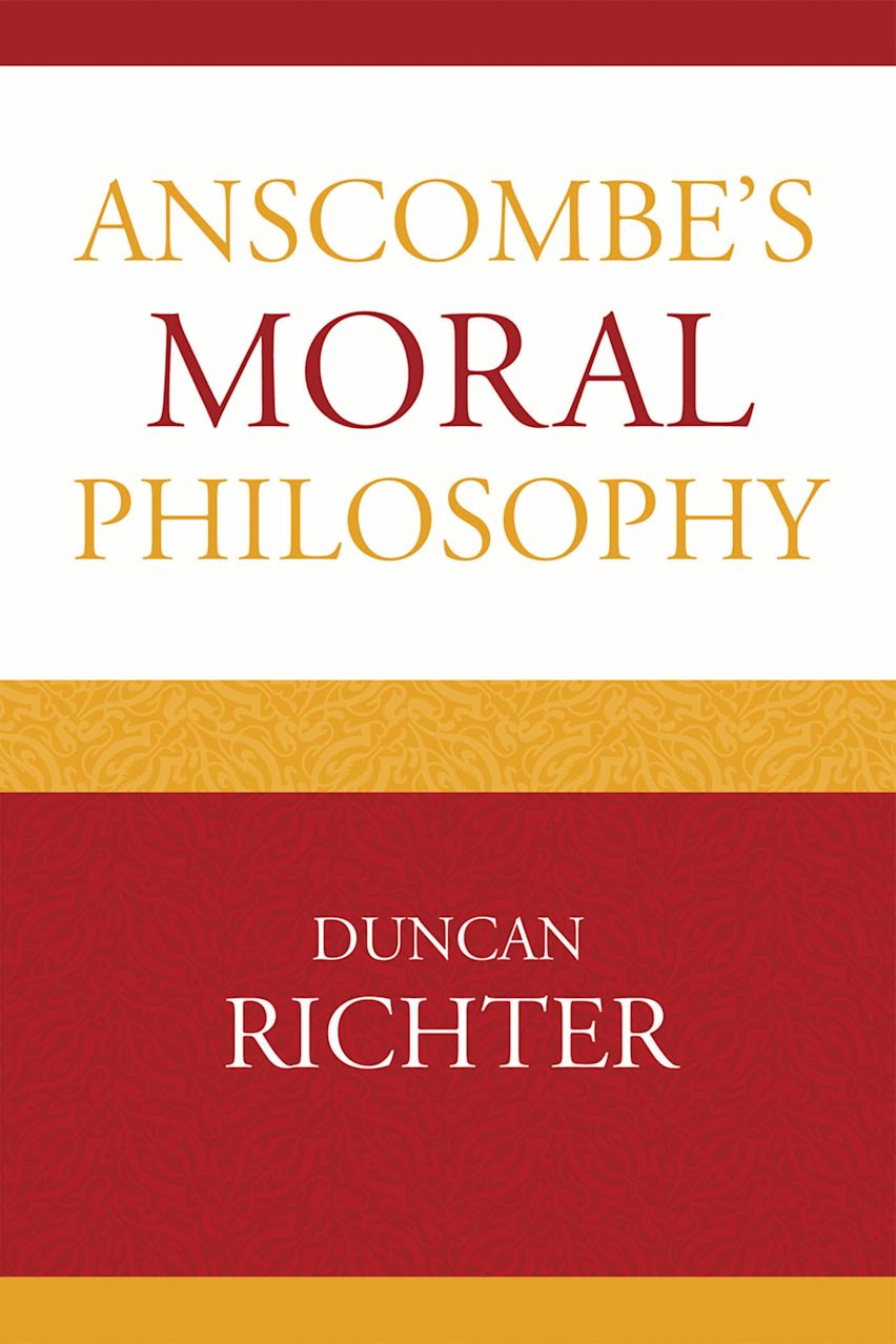 Anscombe's Moral Philosophy cover