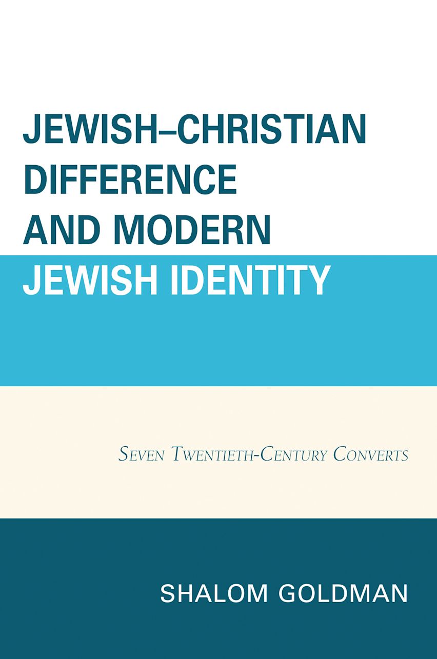 Jewish–Christian Difference and Modern Jewish Identity cover