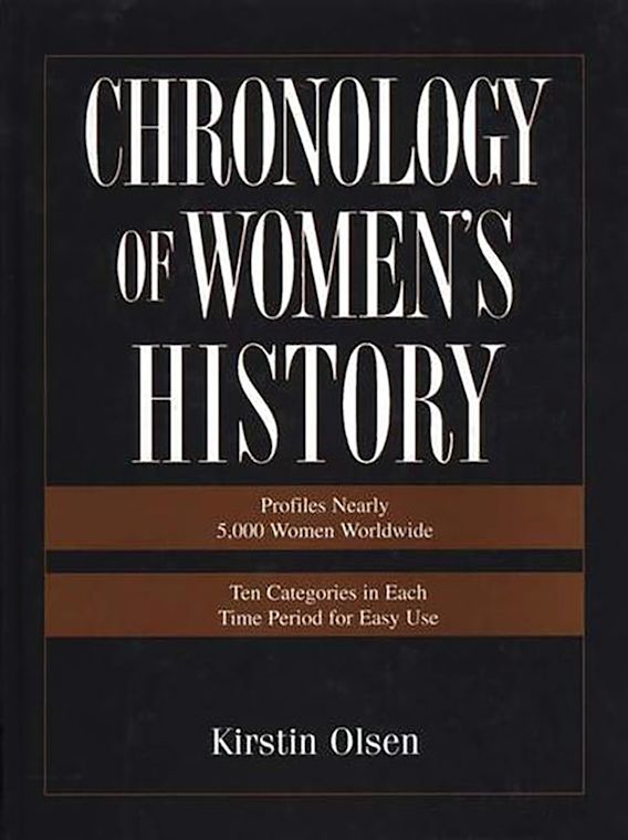 Woman History.pdf Chronology of Women's History: : Kirstin Olsen: Greenwood