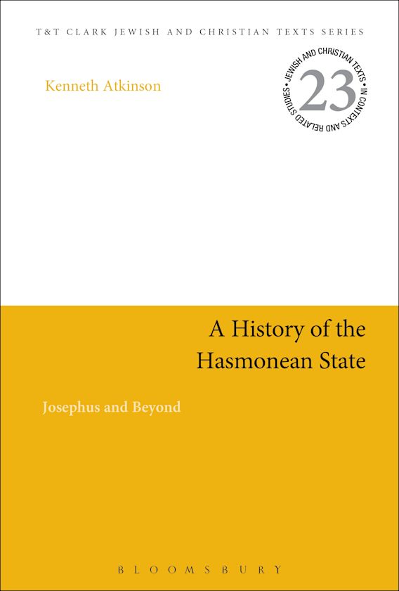 A History of the Hasmonean State cover