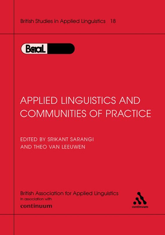 Applied Linguistics & Communities of Practice cover