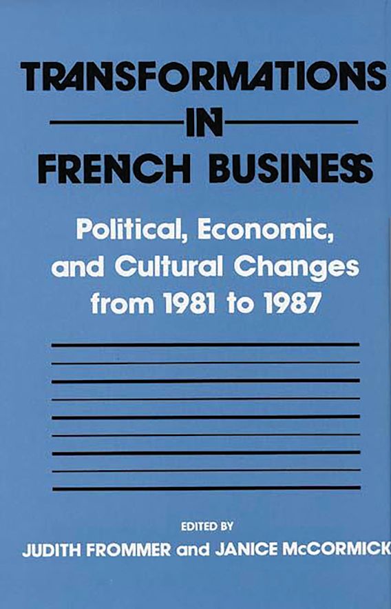 Transformations in French Business Political Economic and