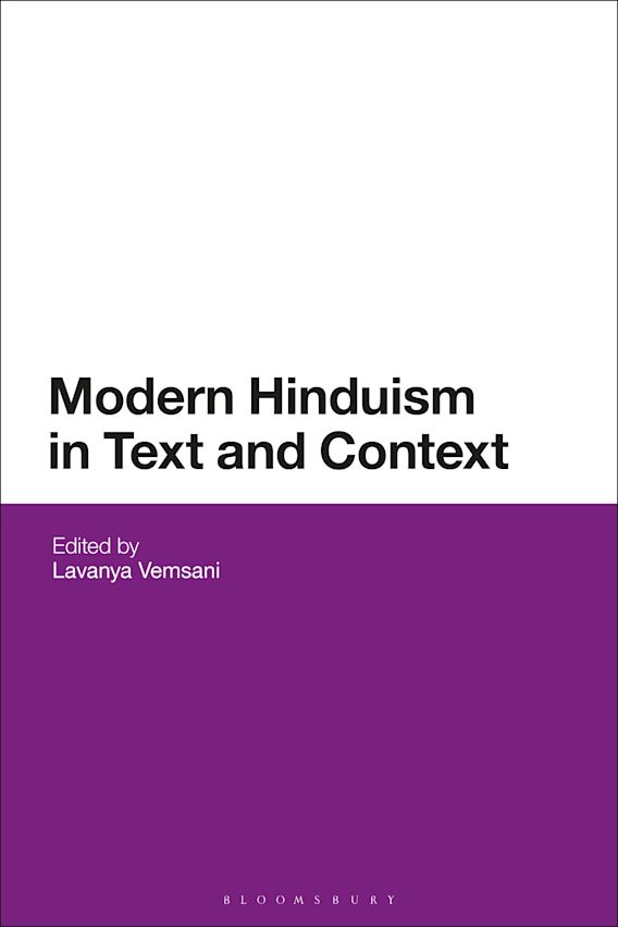 Modern Hinduism in Text and Context cover