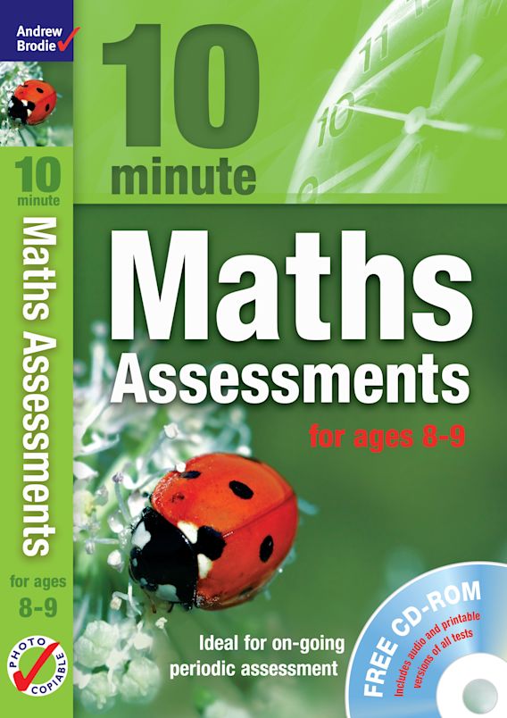 Ten Minute Maths Assessments ages 8 9 plus CD ROM Maths