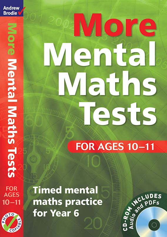 More Mental Maths Tests for ages 10 11 Timed mental maths