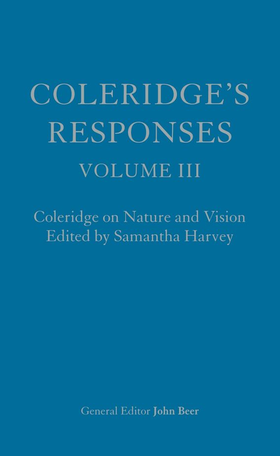 Coleridge's Responses Selected Writings on Literary Criticism, the