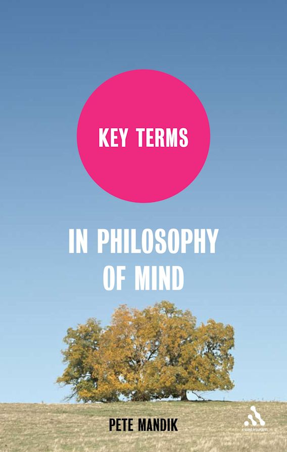 Key Terms in Philosophy of Mind cover