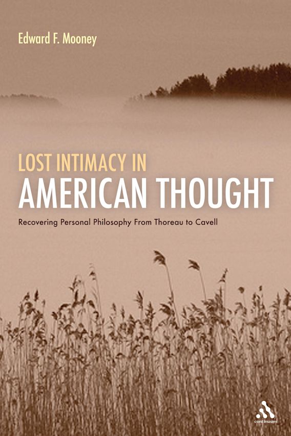 Lost Intimacy in American Thought cover