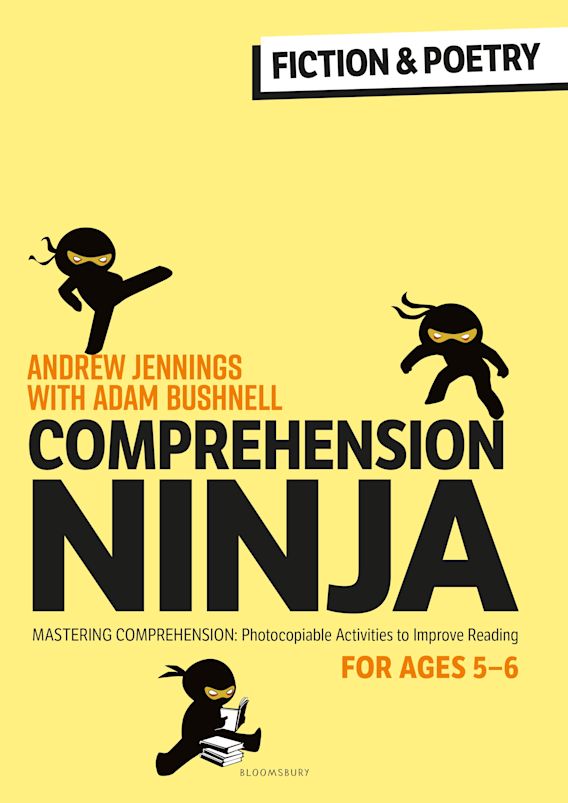 comprehension ninja for ages 5 6 fiction poetry comprehension worksheets for year 1 andrew jennings bloomsbury education