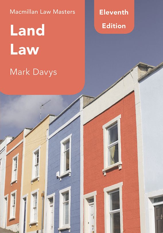 Land Law Hart Law Masters Mark Davys Hart Publishing