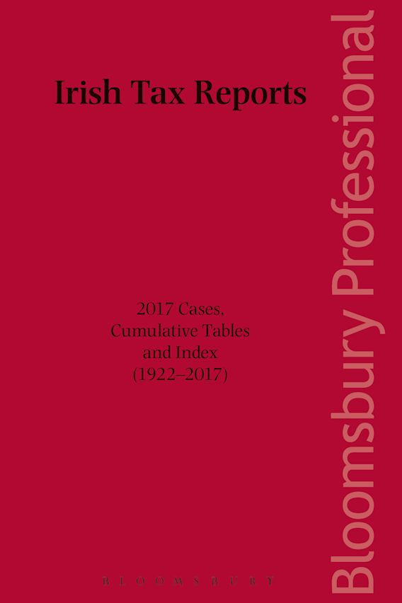 Irish Tax Reports 2017 cover