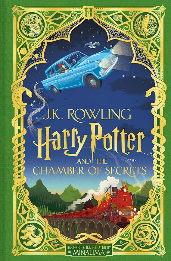 Harry Potter and the Chamber of Secrets: MinaLima Edition: Rowling J.K.:  9781526637888: : Books