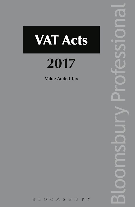 VAT Acts 2017 cover
