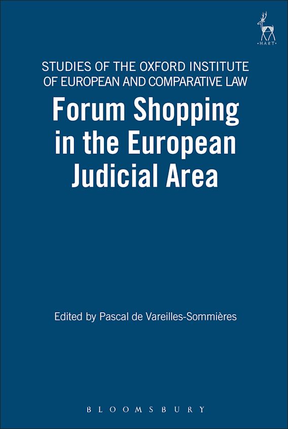 Forum Shopping in the European Judicial Area Studies of the Oxford
