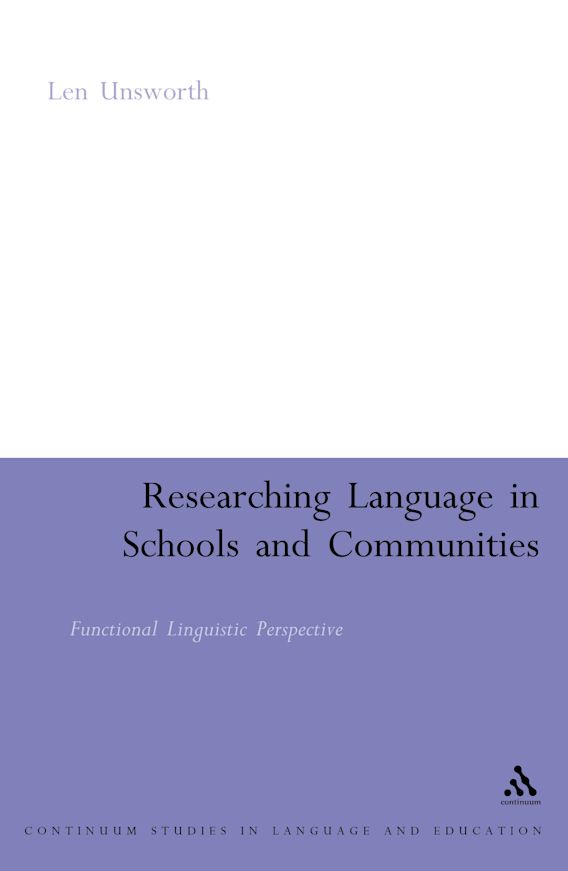 Researching Language in Schools and Communities: Functional