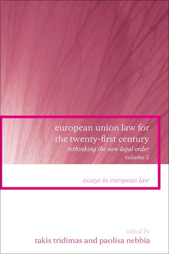 European Union Law for the Twenty-First Century: Volume 2 cover