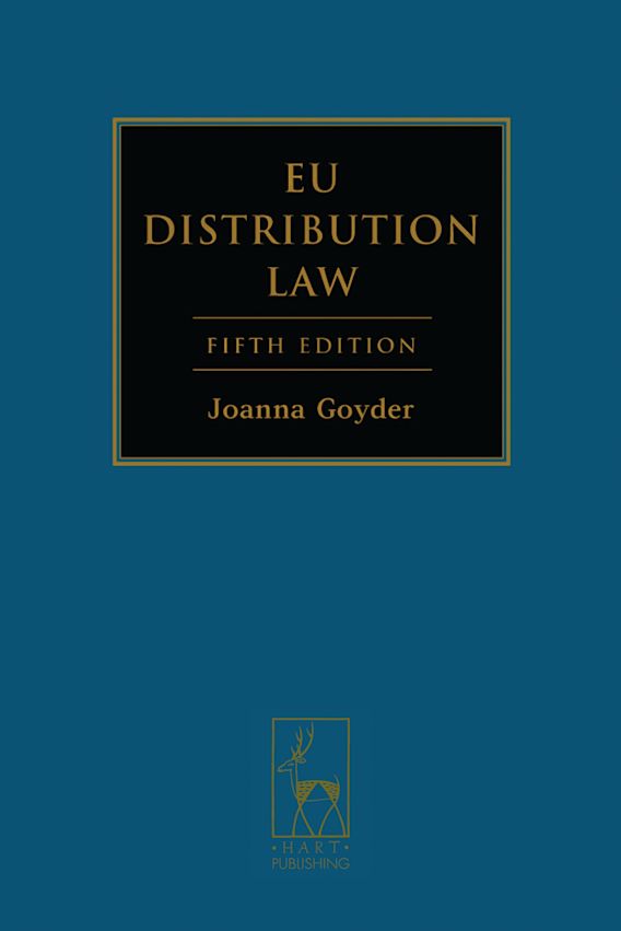 EU Distribution Law Joanna Goyder Hart Publishing
