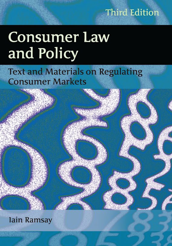 Consumer Law and Policy cover
