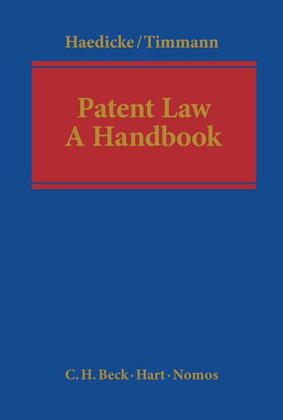 Patent Law A Handbook Maximilian Haedicke Beck/Hart