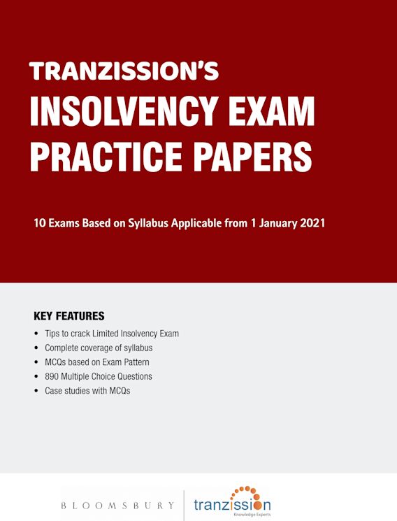 Tranzission's Insolvency Exam Practice Papers Ashish Makhija