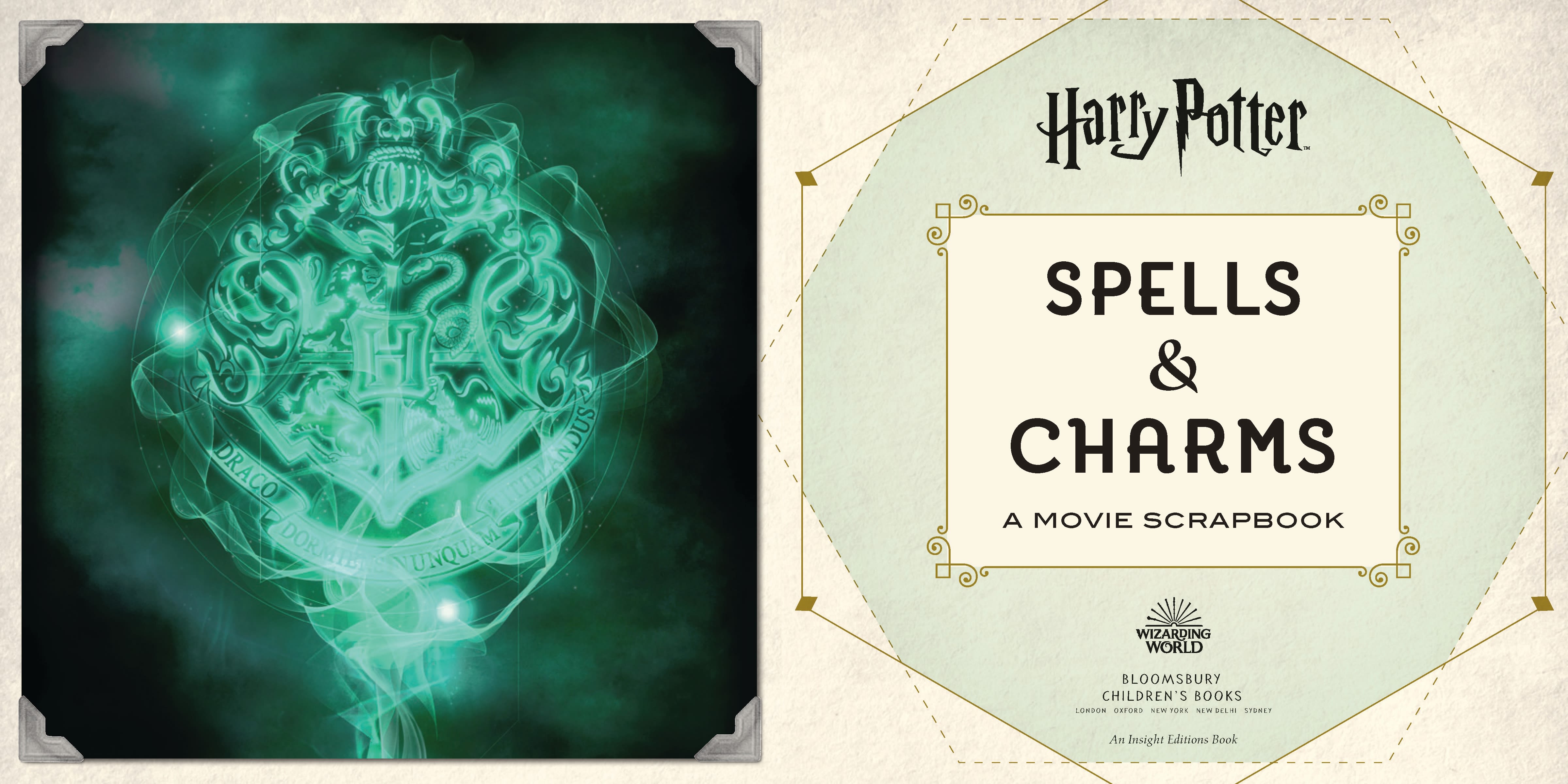 Set of 4 Spell & Charms Coasters, Harry Potter