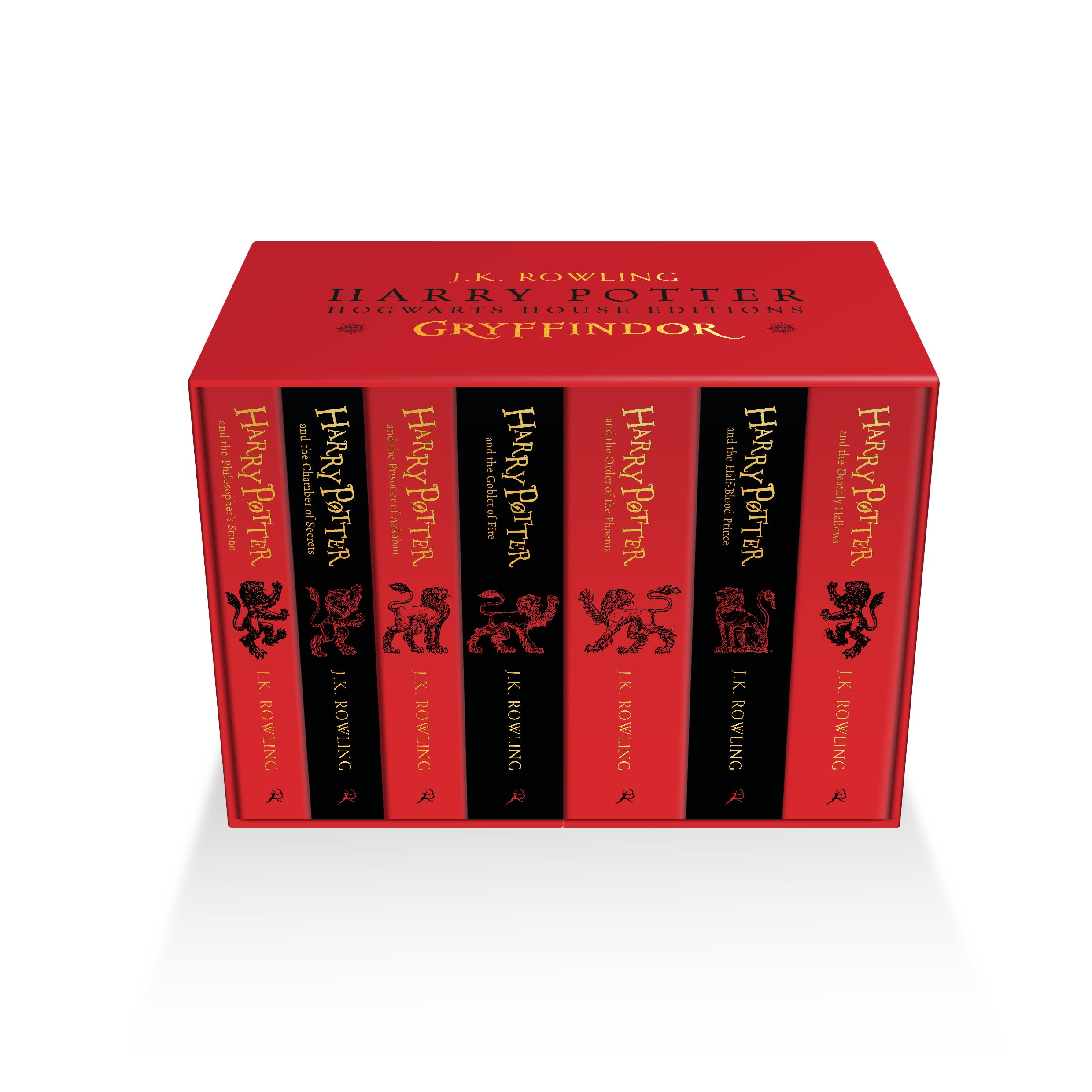 Harry Potter Gryffindor House Edition Hardback Box Set: : J.K. Rowling:  Bloomsbury Children's Books