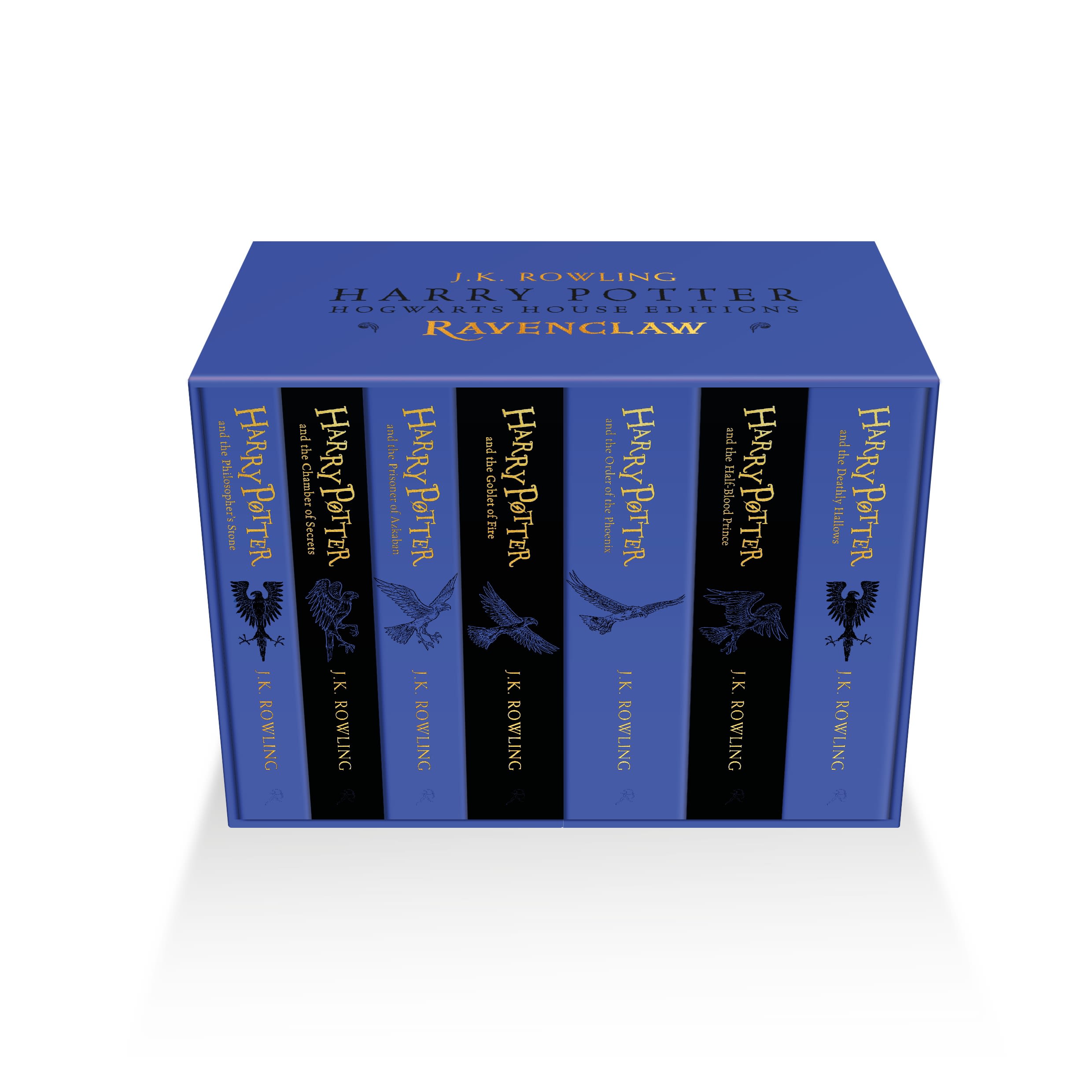 Harry Potter Ravenclaw House Editions Paperback Box Set, De Rowling, J. K..  Editorial Bloomsbury Publishing, Tapa Dura En Inglés, 2022