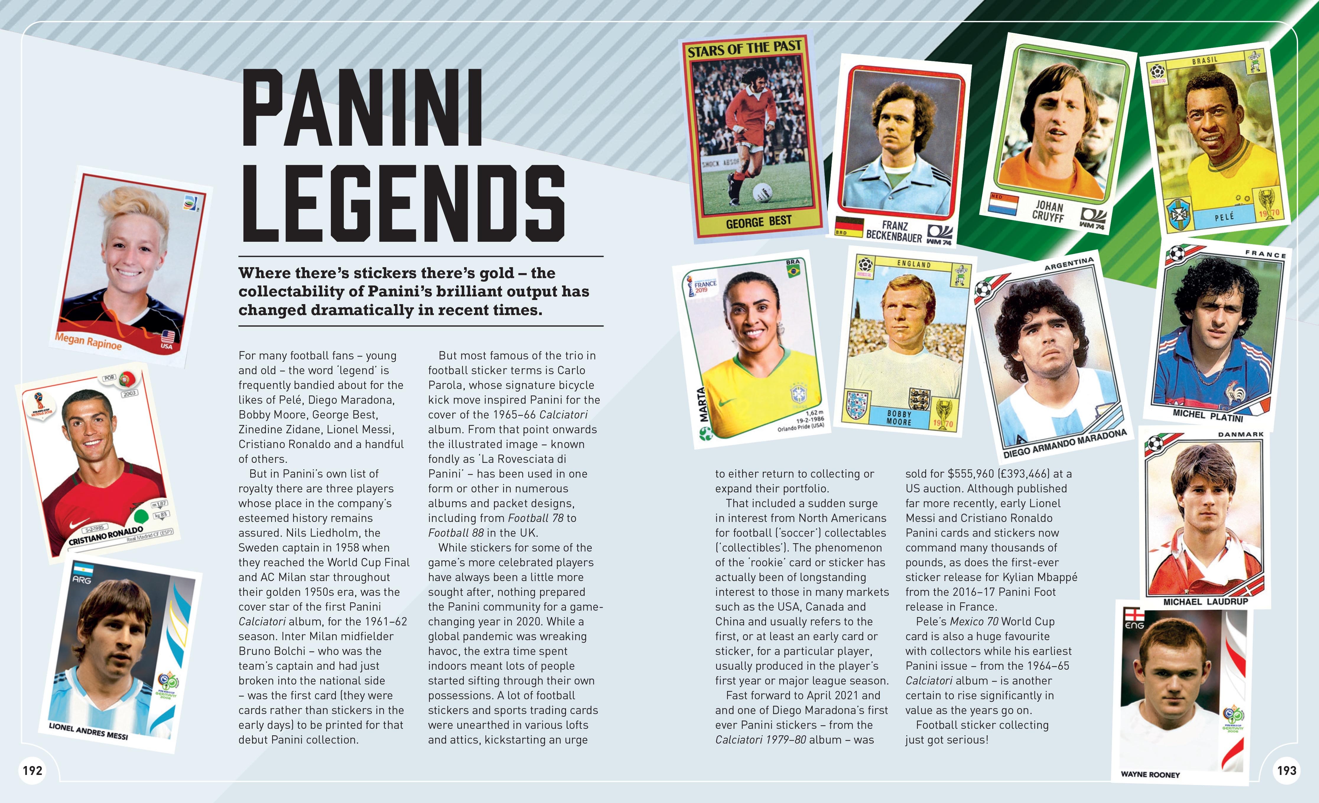 Panini Football Stickers: The Official Celebration: A Nostalgic Journey  Through the World of Panini