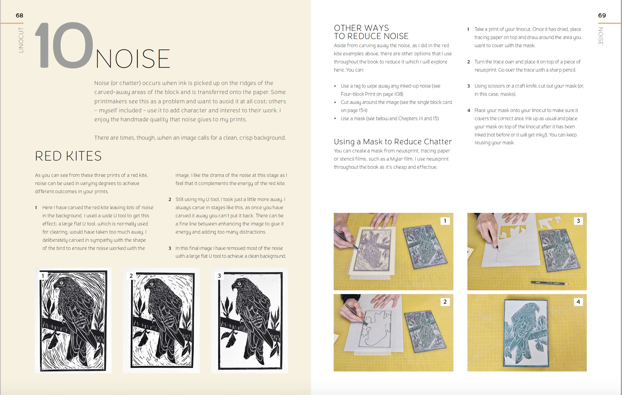 Linocut: A Creative Guide to Making Beautiful Prints: Sam Marshall: Herbert  Press