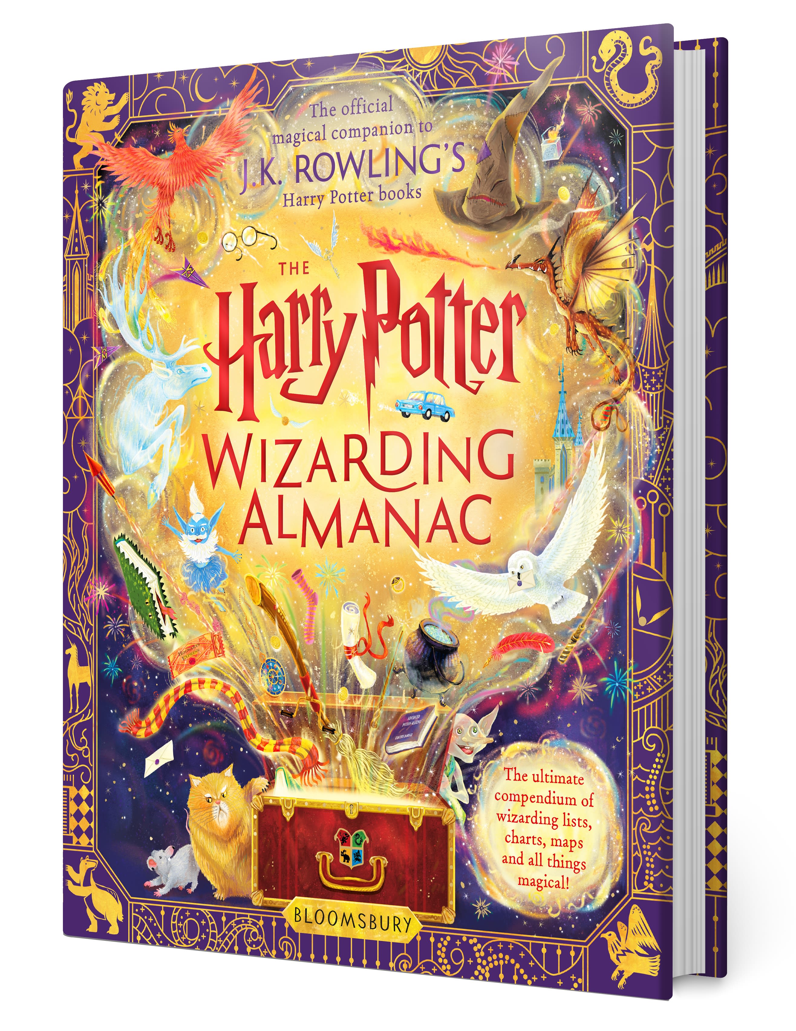 The Harry Potter Wizarding Almanac: The official magical companion to J.K.  Rowling's Harry Potter books by J. K. Rowling, Peter Goes, Louise Lockhart,  Weitong Mai, Hardcover