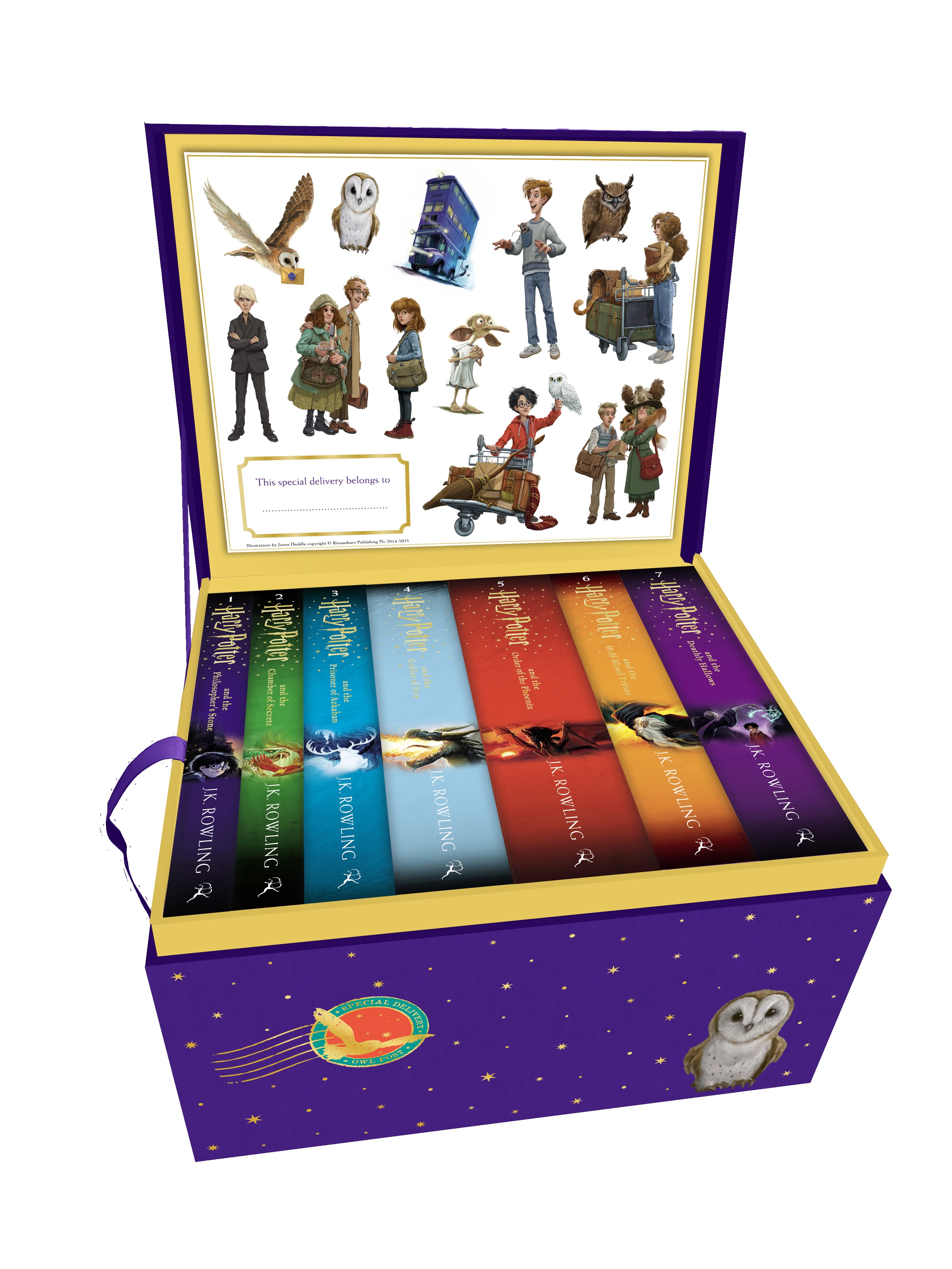 Harry Potter Owl Post Box Set (Children's Hardback - The Complete