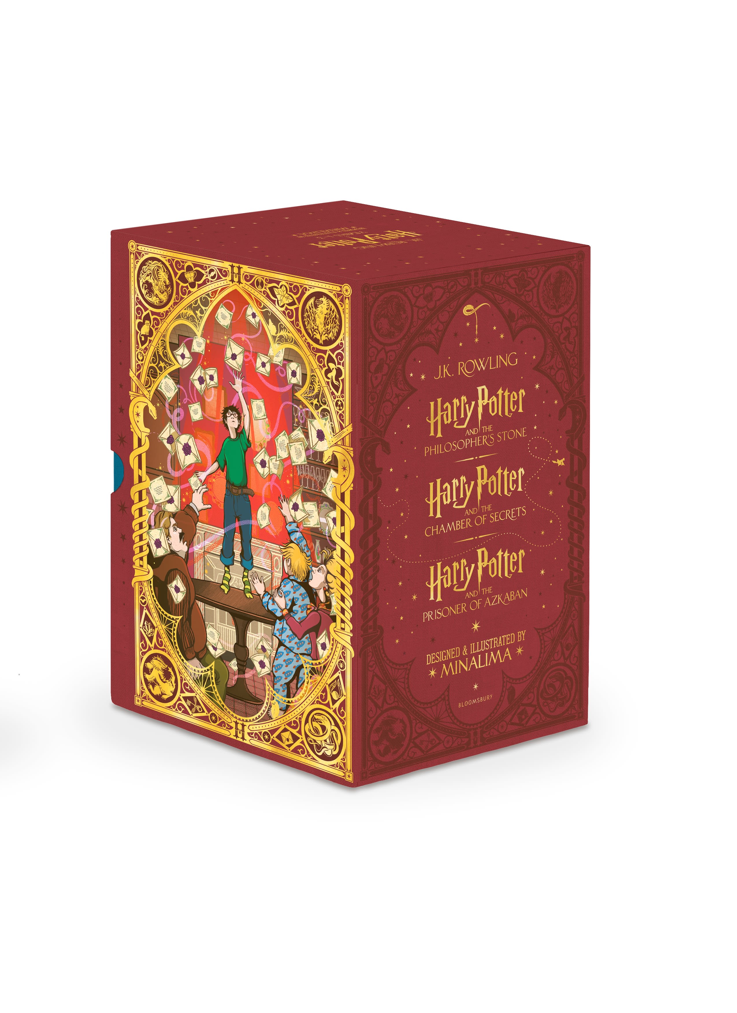 Harry Potter 1 3 Box Set MinaLima Edition J K Rowling Bloomsbury Harry Potter 1 3 Box Set MinaLima Edition J K Rowling Bloomsbury