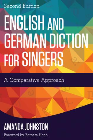 English and German Diction for Singers  cover