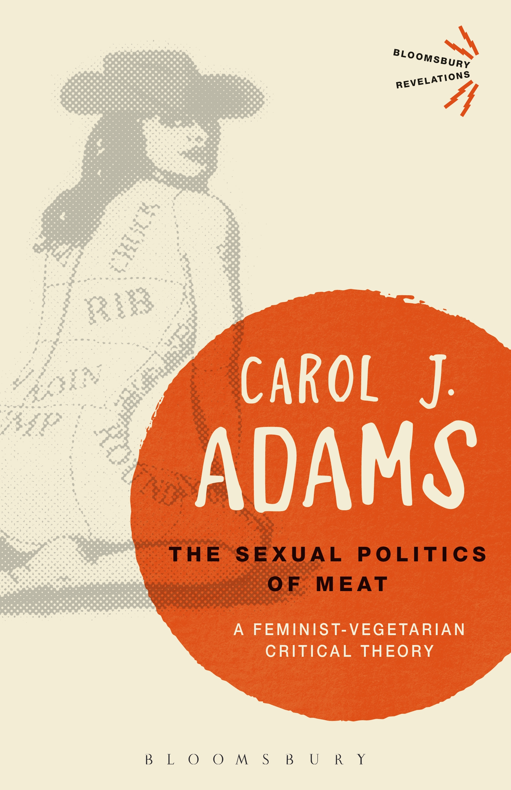 The cover art of the book 'The Sexual Politics of Meat' by Carol J. Adams.