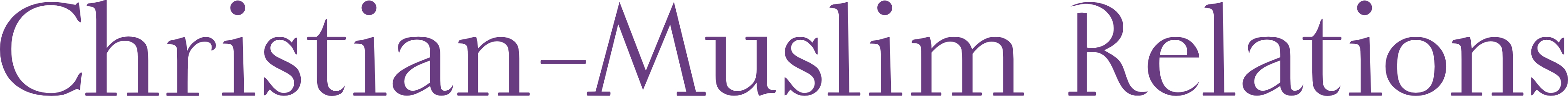 Christian-Muslim Relations logo