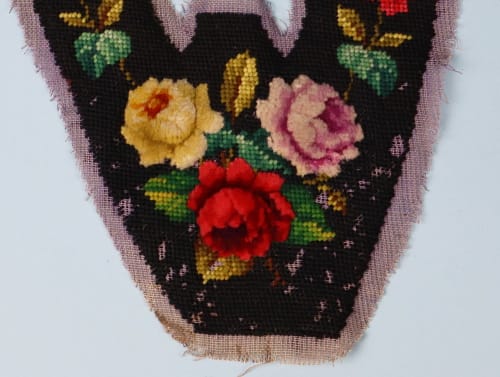 Gentlemen’s Embroidered Slippers and Suspenders