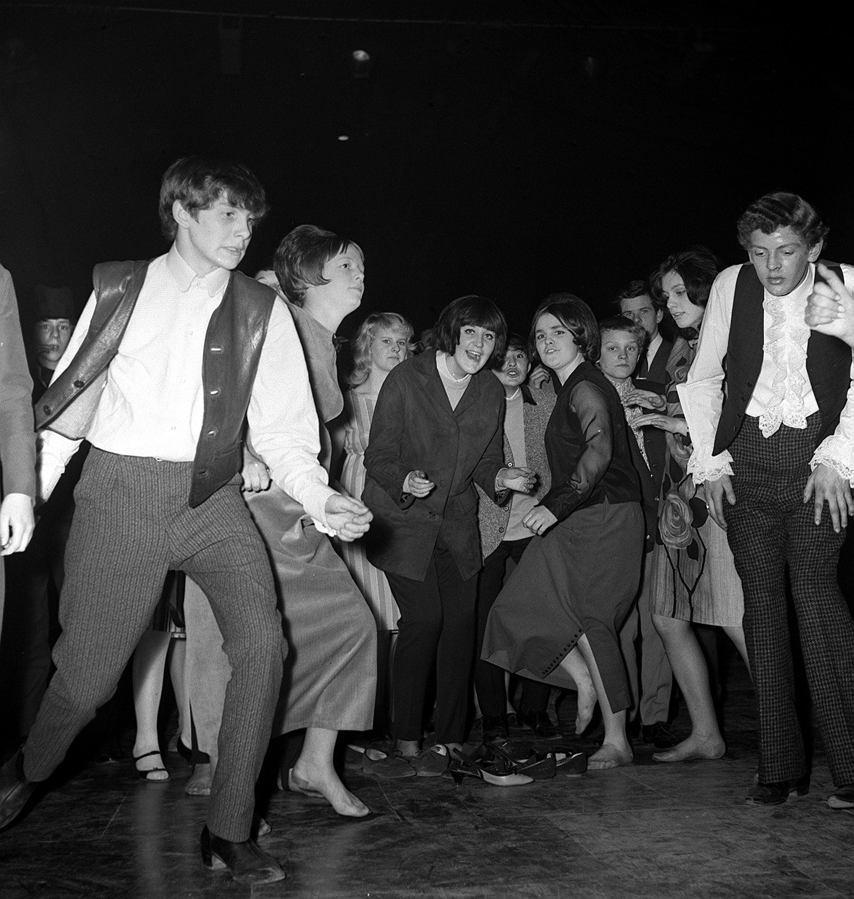Mods dancing at the Mod Ball in Wembley's Empire Pool. 7th April 1964.