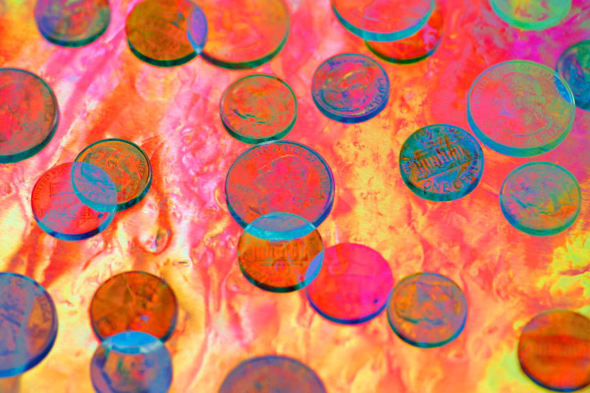 US currency coins, variegated. Credit: Sycikimagery via Getty Images