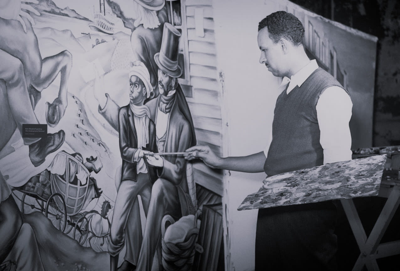 Artist Hale Woodruff's murals featured at the National Museum of American History, News Photo - Getty Images. Credit: The Washington Post/Getty