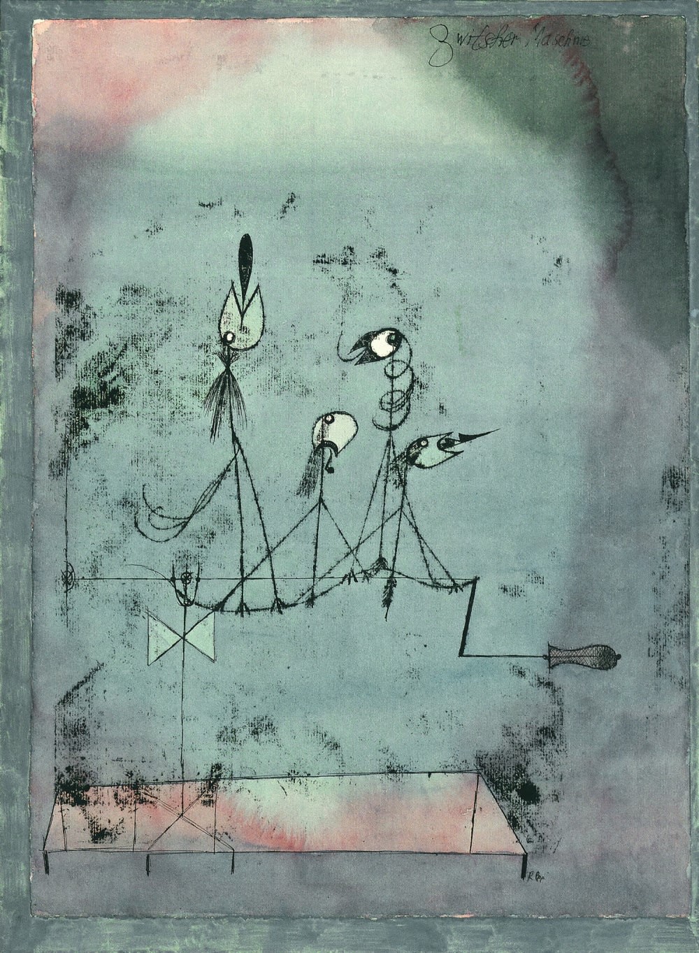 'Twittering Machine', a 1922 artwork by Paul Klee