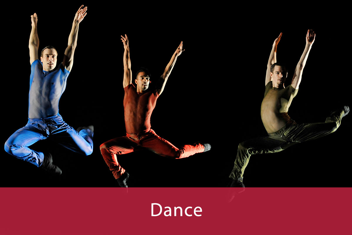Billy Bell, Joaquim de Santana and Joseph Kudra in Cedar Lake Company's production of Kylian Jiri's Indigo Rose at Sadler's Wells in London