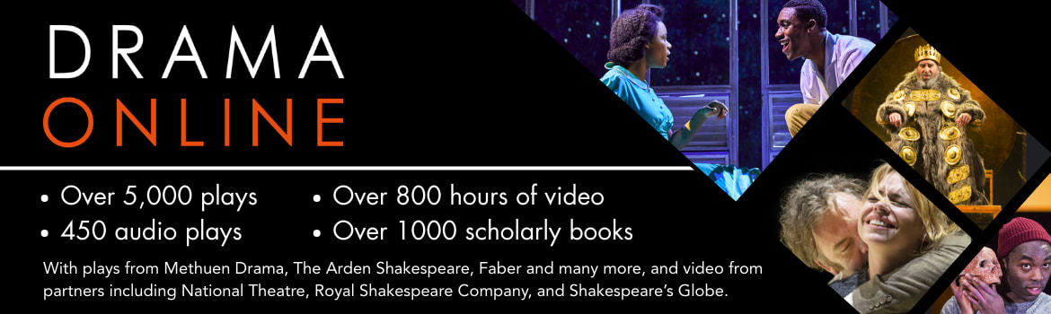 This image showcases the Bloomsbury Drama Online platform.