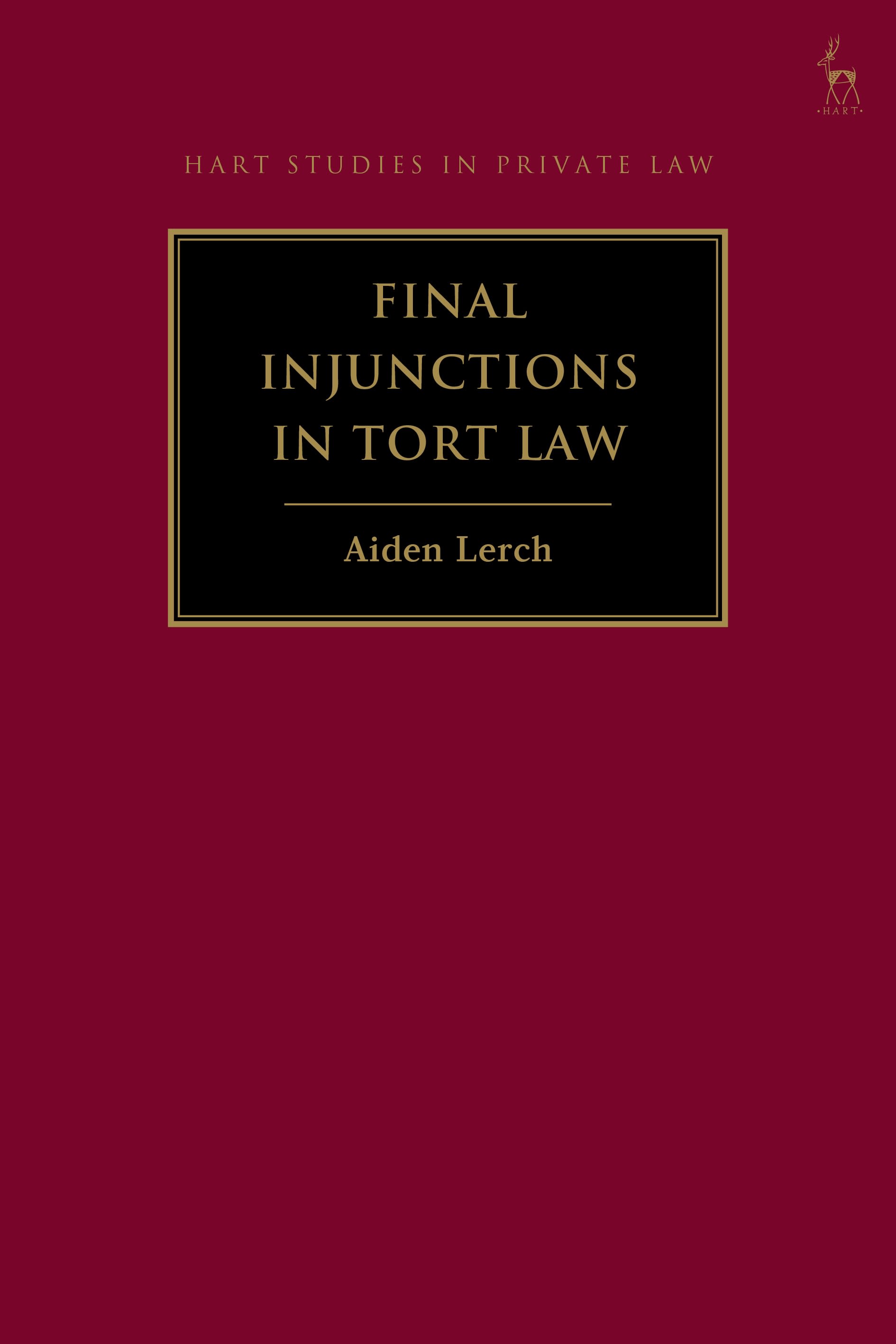 Final Injunctions in Tort Law book cover
