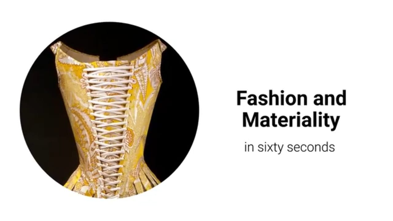 'Fashion and Materiality' Bibliographic Guide video