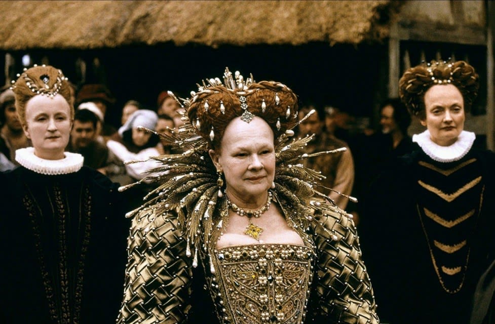 Image from the 1998 film 'Shakespeare in Love', starring Judi Dench.