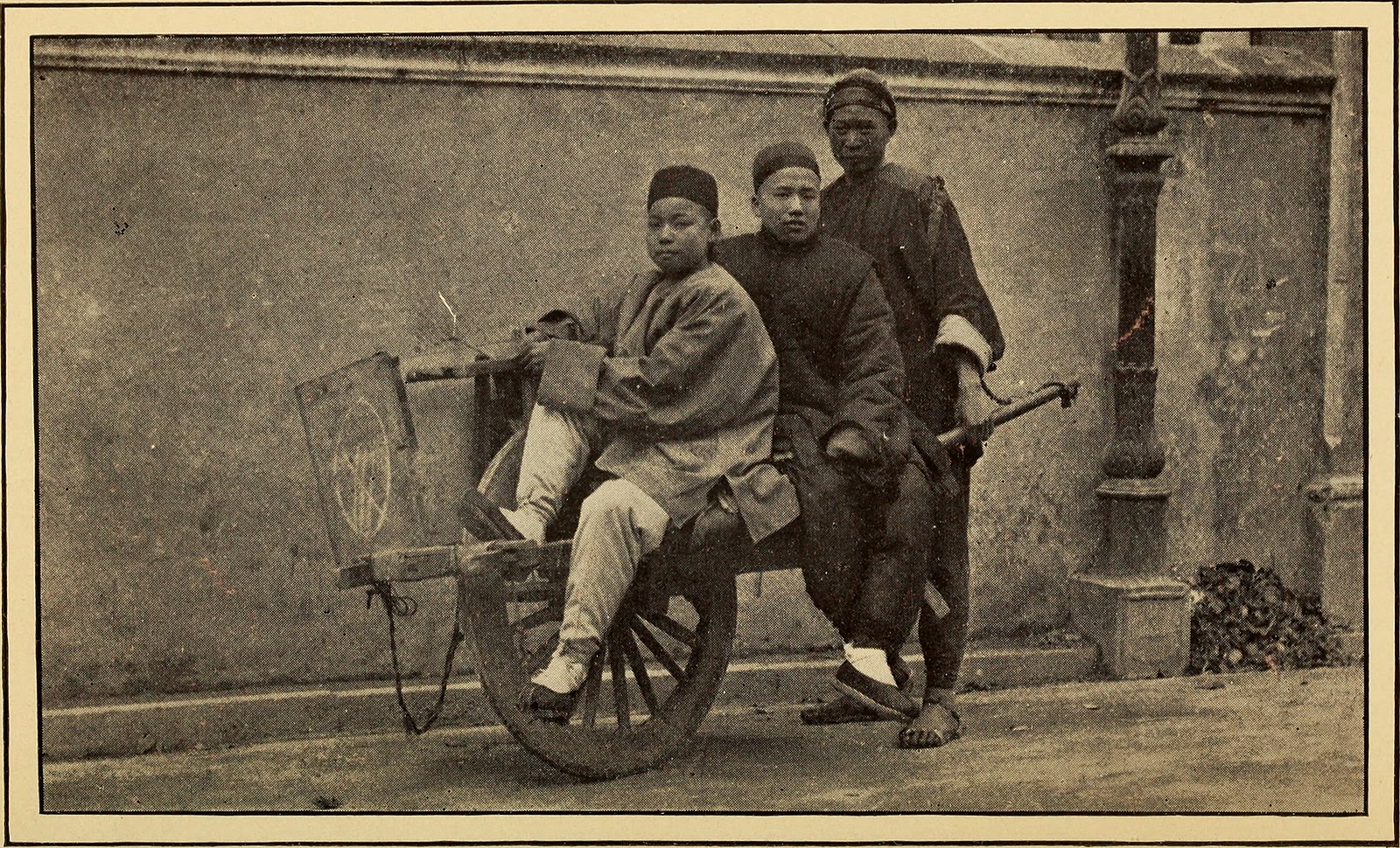 Image showing a sketch of Chinese life and history, 1900